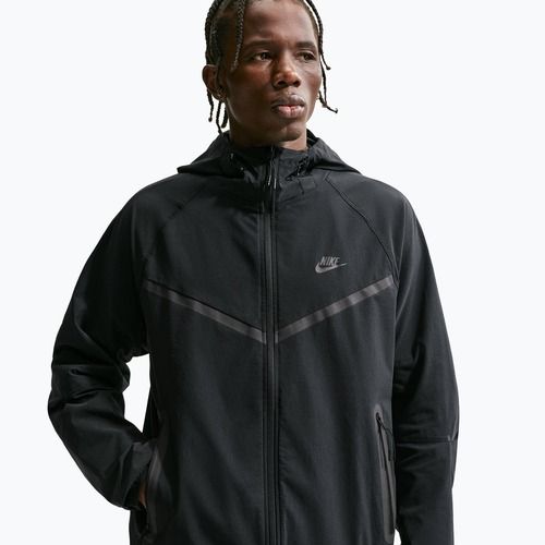 Giacca da uomo Nike Tech Woven Full Zip Windrunner black