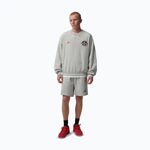 Pantaloncini uomo  Jordan Fleece grey heather/black