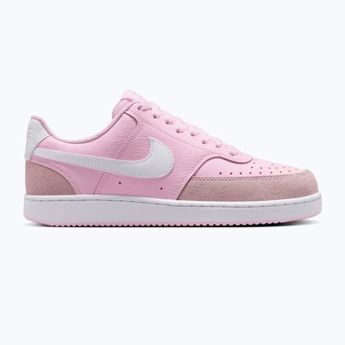 Scarpe da donna Nike Court Vision Low Suede pink foam/white