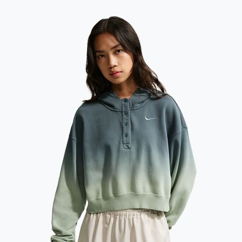 Felpa da donna Nike Sportswear Phoenix Fleece Oversized Henley Hoodie steam/mineral slate