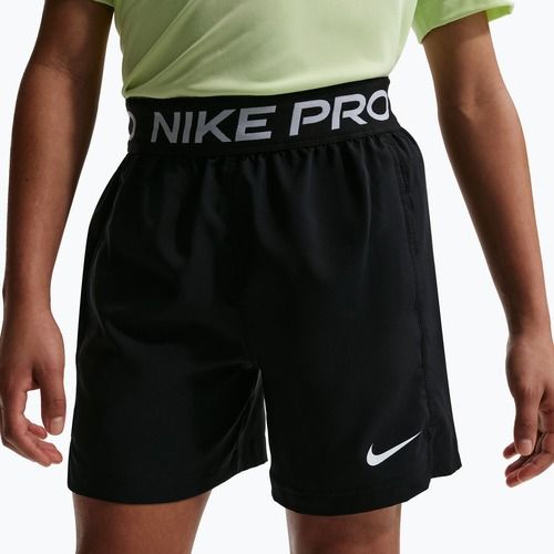 Pantaloncini per bambini Nike Pro Dri-Fit black/white