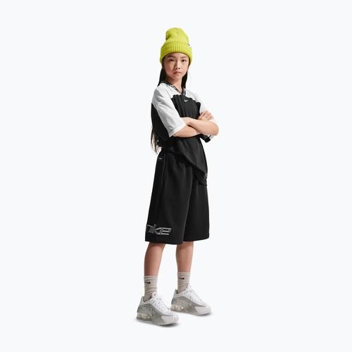 Pantaloncini per bambini Nike Sportswear French Terry black/white