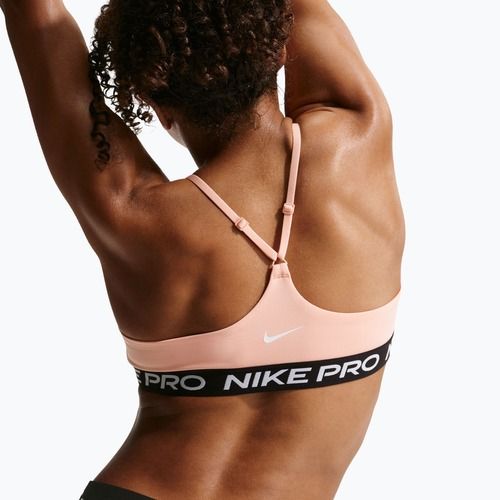 Reggiseno ragazza Nike Pro Indy arctic orange/black/white