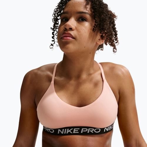 Reggiseno ragazza Nike Pro Indy arctic orange/black/white