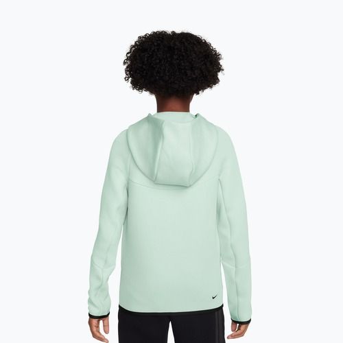 Felpa per bambini Nike Sportswear Tech Fleece Full Zip barely green/black/black
