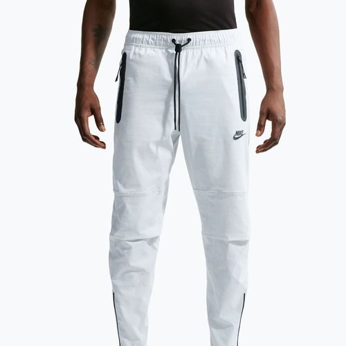 Pantaloni da uomo Nike Tech Woven off white/black