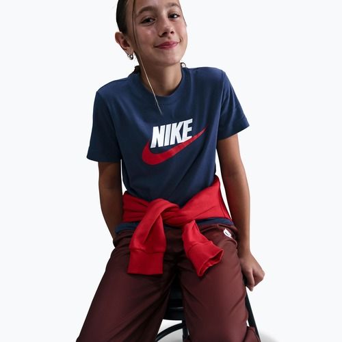 Maglietta per bambini Nike Sportswear midnight navy/white