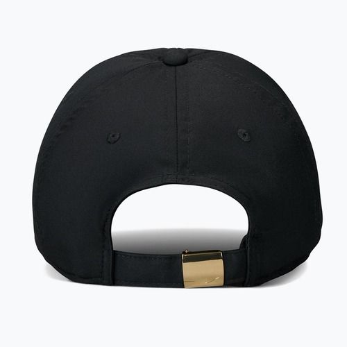 Cappellino con visiera Nike Dri-Fit Club Unstructured Metal Swoosh 2026 black/metallic gold