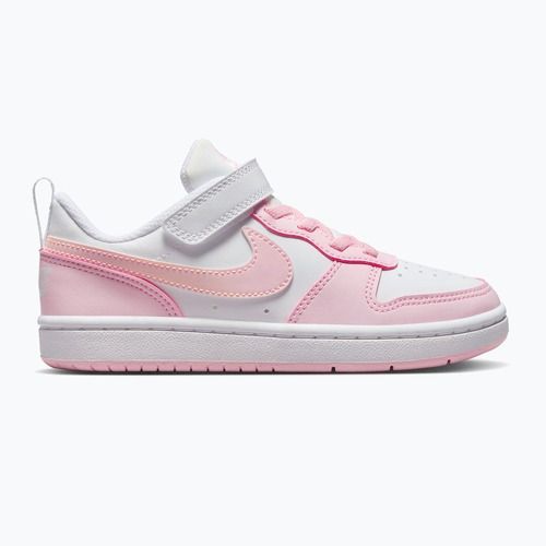 Scarpe per bambini Nike Court Borough Low Recraft white/pink foam