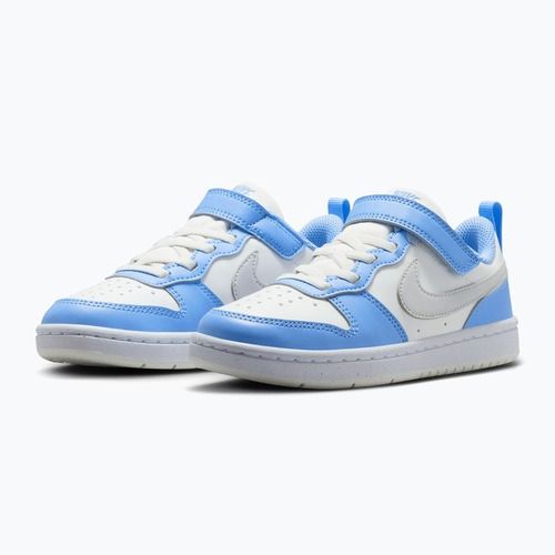 Scarpe per bambini Nike Court Borough Low Recraft summit white/cobalt pulse/vast grey