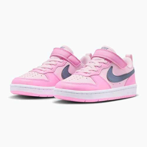Scarpe per bambini Nike Court Borough Low Recraft pink foam/pink rise/white/ashen slate