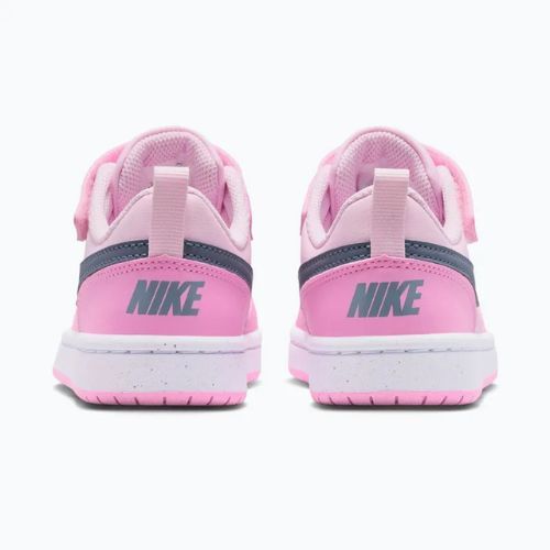 Scarpe per bambini Nike Court Borough Low Recraft pink foam/pink rise/white/ashen slate