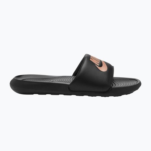 Ciabatte da donna Nike Victori One Slide black/black/metallic red bronze