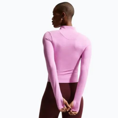 Felpa da allenamento da donna Nike Zenvy Dri-Fit Full Zip light magenta/white