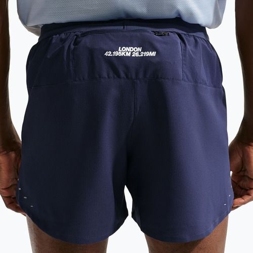 Pantaloncini da corsa da uomo Nike Stride Dri-Fit Brief Lined 5" midnight navy