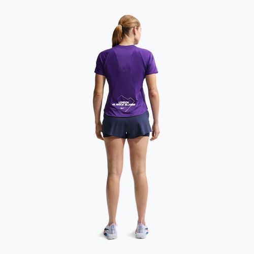 Maglietta da corsa da donna Nike Swift London Dri-Fit court purple
