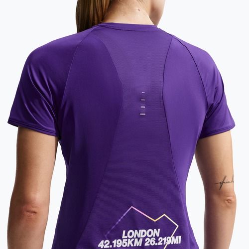 Maglietta da corsa da donna Nike Swift London Dri-Fit court purple
