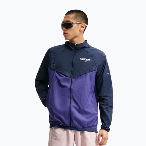 Giacca da corsa da uomo Nike Stride Dri-Fit ADV midnight navy/court purple