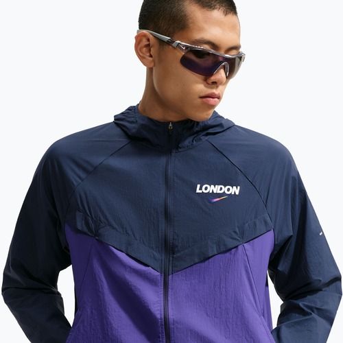 Giacca da corsa da uomo Nike Stride Dri-Fit ADV midnight navy/court purple