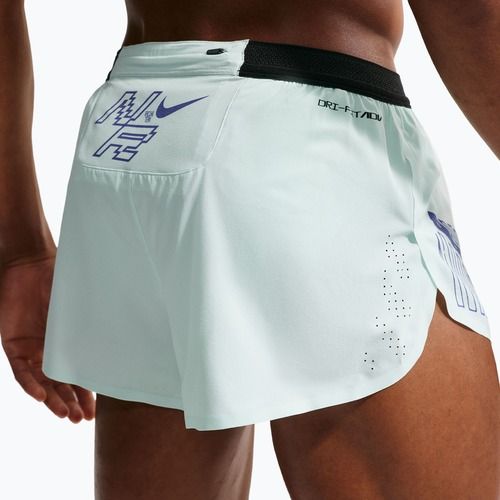 Pantaloncini da corsa da uomo Nike AeroSwift Dri-Fit ADV Brief-Lined 2" barely green/lapis