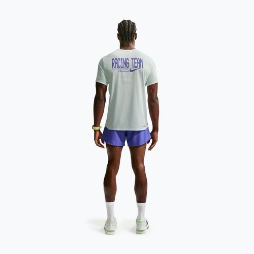 Maglietta da corsa da uomo Nike AeroSwift Dri-Fit ADV barely green/lapis