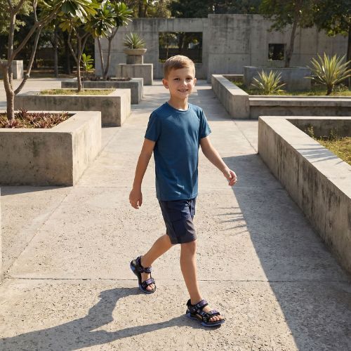 Sandali da trekking per bambini KADVA Vite JR navy blue