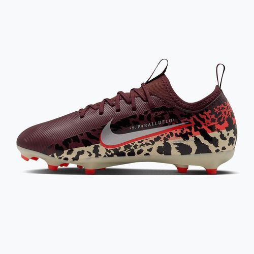 Scarpe da calcio per bambini Nike United Jr. Mercurial Vapor 16 Academy MG burgundy crush/metallic silver