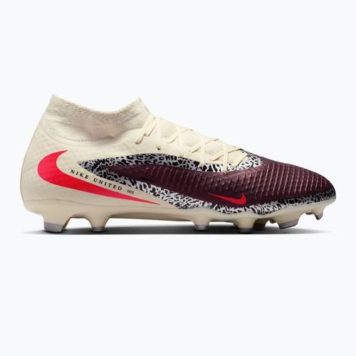 Scarpe da calcio da uomo Nike United Phantom 6 High Academy MG burgundy crush/fossil/university red