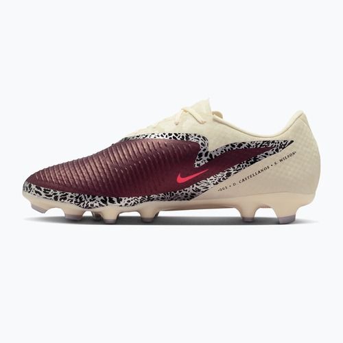 Scarpe da calcio da uomo Nike United Phantom 6 Low Academy MG burgundy crush/fossil/university red