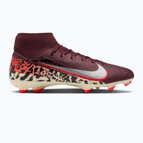 Scarpe da calcio da uomo Nike United Mercurial Superfly 10 Academy MG burgundy crush/metallic silver
