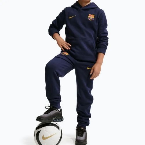 Pantaloni per bambini Nike FC Barcelona Club Jogger blackened blue/mineral yellow