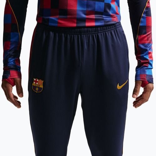 Pantaloncini da calcio da uomo Nike FC Barcelona Strike Dri-Fit blackened blue/noble red/yellow