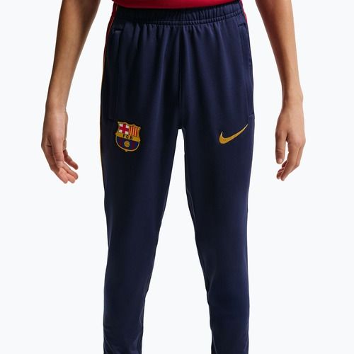Pantaloncini da calcio per bambini Nike FC Barcelona Strike Dri-Fit blackened blue/noble red/yellow