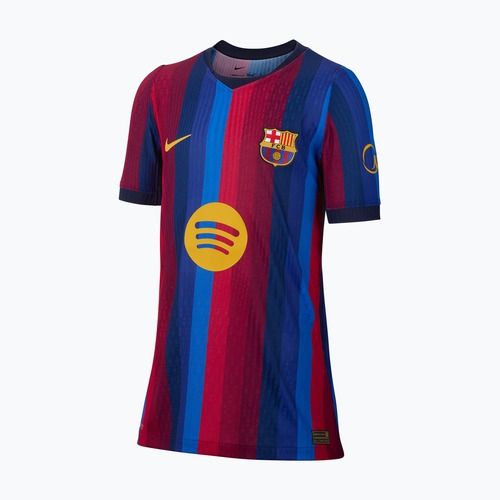 Maglietta da calcio per bambini Nike FC Barcelona Dri-Fit ADV Match deep garnet/blue void