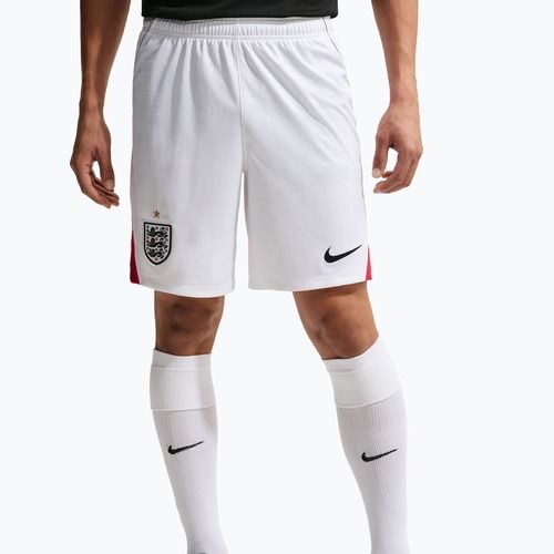 Pantaloncini da calcio da uomo Nike England 2026 Stadium Home Soccer Replica white/speed red/obsidian/obsidian