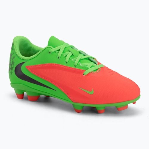 Scarpe da calcio per bambini Nike Jr. Phantom 6 Club Erling Haaland MG hot punch/green strike/black