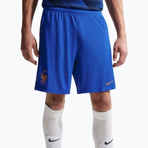 Pantaloncini da calcio da uomo Nike FFF Strike Elite game royal/metallic copper
