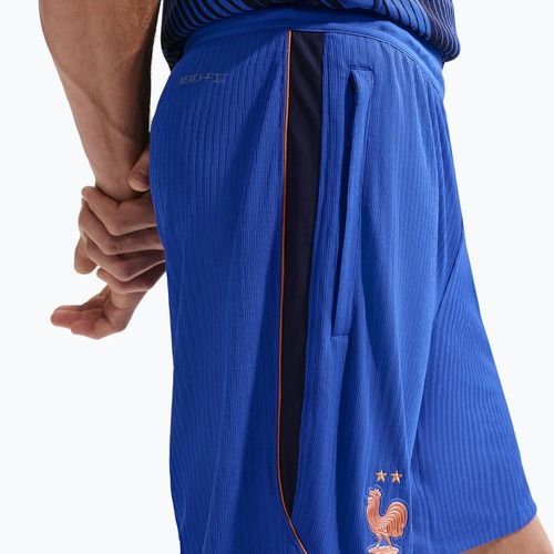 Pantaloncini da calcio da uomo Nike FFF Strike Elite game royal/metallic copper
