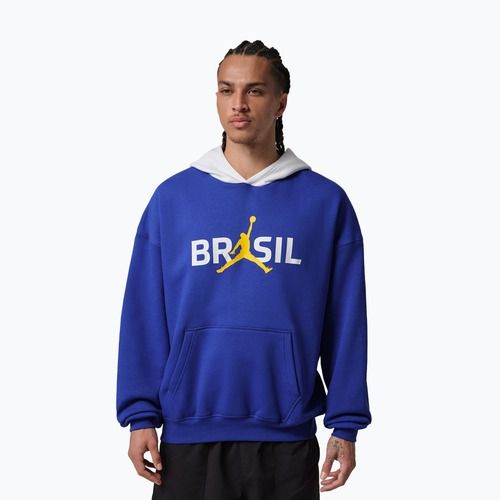 Felpa da uomo  Jordan Brooklyn Fleece old royal/white