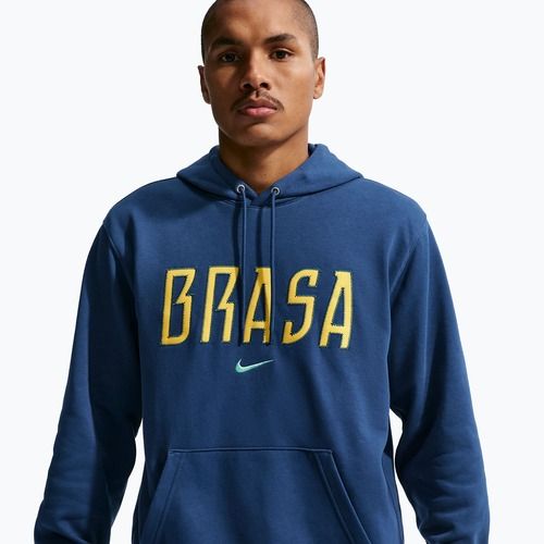 Felpa da uomo Nike Brazil Club coastal blue/light mint