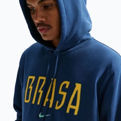 Felpa da uomo Nike Brazil Club coastal blue/light mint
