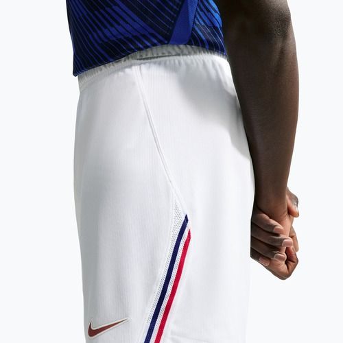 Pantaloncini da calcio da uomo Nike FFF 2026 Stadium Home Soccer Replica white/metallic copper