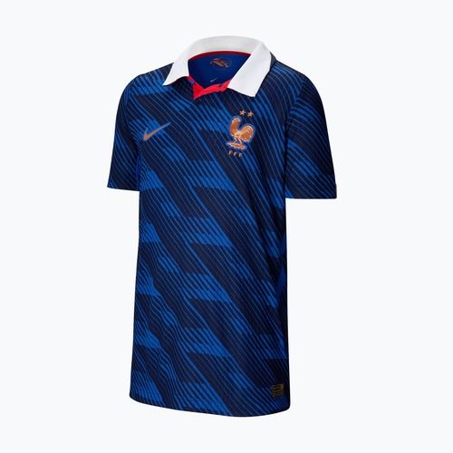 Maglietta da calcio per bambini Nike FFF 2026/27 Match Home game royal/metallic copper