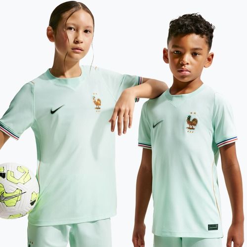 Maglietta da calcio per bambini Nike FFF 2026 Stadium Away igloo/monarch/monarch