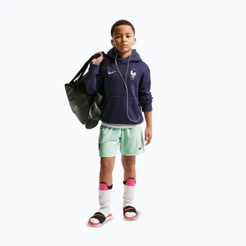 Pantaloncini da calcio per bambini Nike FFF 2026 Stadium Away igloo/monarch/monarch