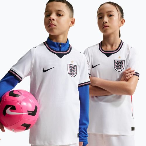 Maglietta da calcio per bambini Nike England 2026 Stadium Home white/speed red/obsidian/obsidian