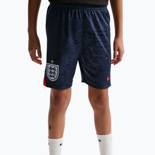 Pantaloncini da calcio per bambini Nike England 2026 Stadium Away obsidian/speed red/white/speed red