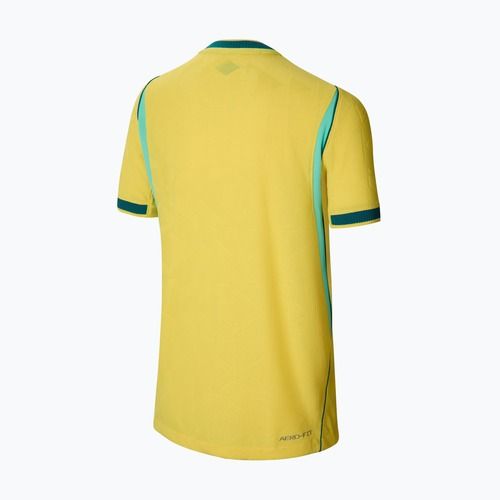 Maglietta da calcio per bambini Nike Brazil 2026/27 Match Home canary/light mint/geode teal