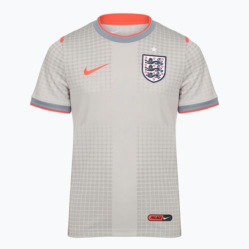 Maglietta da calcio per bambini Nike England Pre-Match pewter grey/bright crimson