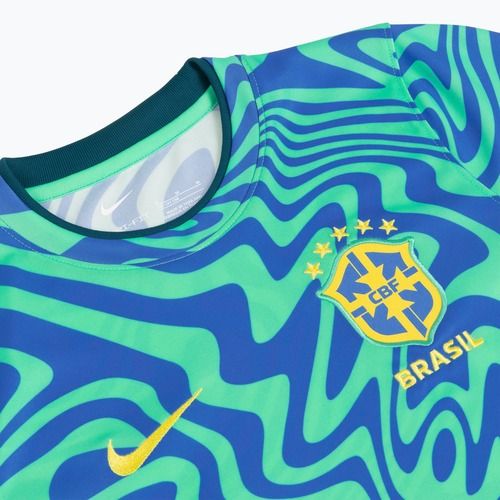 Maglietta da calcio per bambini Nike Brazil Pre-Match